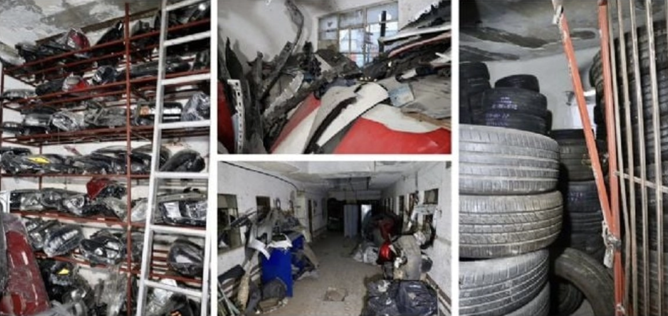 Asegura SSC más de 150 toneladas de autopartes robadas en inmueble de la alcaldía Cuauhtémoc