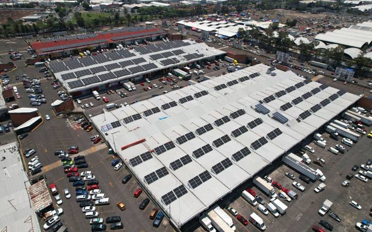 Inauguran planta solar en Central de Abasto para un ahorro energético millonario