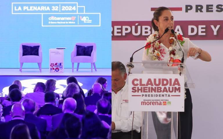Reacción negativa ante la ausencia de Sheinbaum en evento de Citibanamex