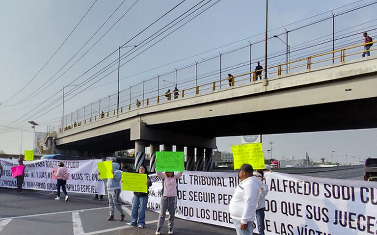 Tras negociación, reabren la autopista México-Pachuca luego de extenso bloqueo