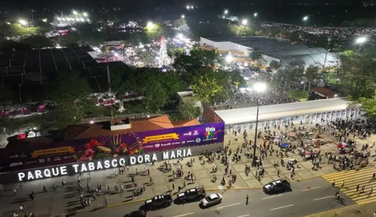 Tragedia en la Feria Tabasco 2026: incendio en Parque Dora María deja cinco personas muertas
