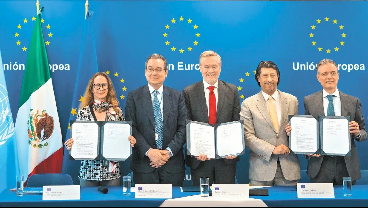 ONU y UE invertirán 5 millones de euros en trabajos a refugiados en México 