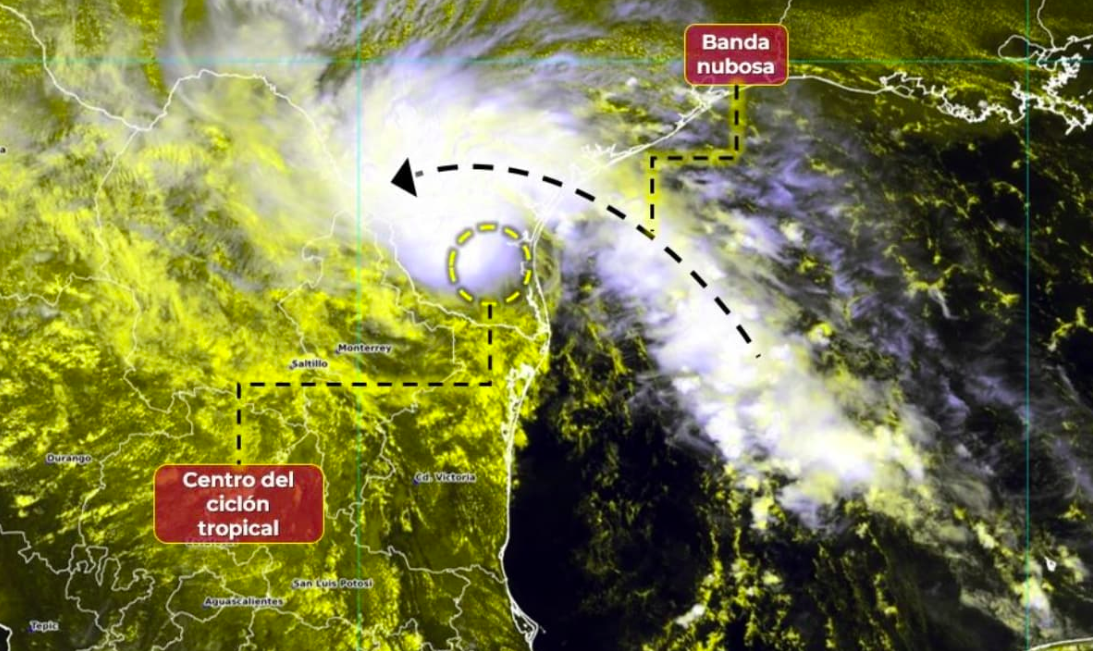 Tormenta tropical `Harold’ arribó a Texas 