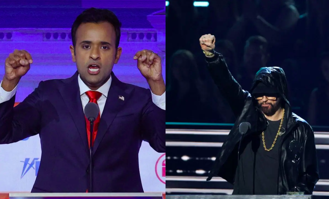 Eminem niega uso de su musica para fines electorales 