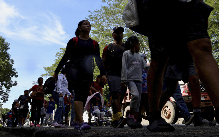 Rescatan a 41 migrantes de Ecuador, India y Nepal en una casa de Oaxaca