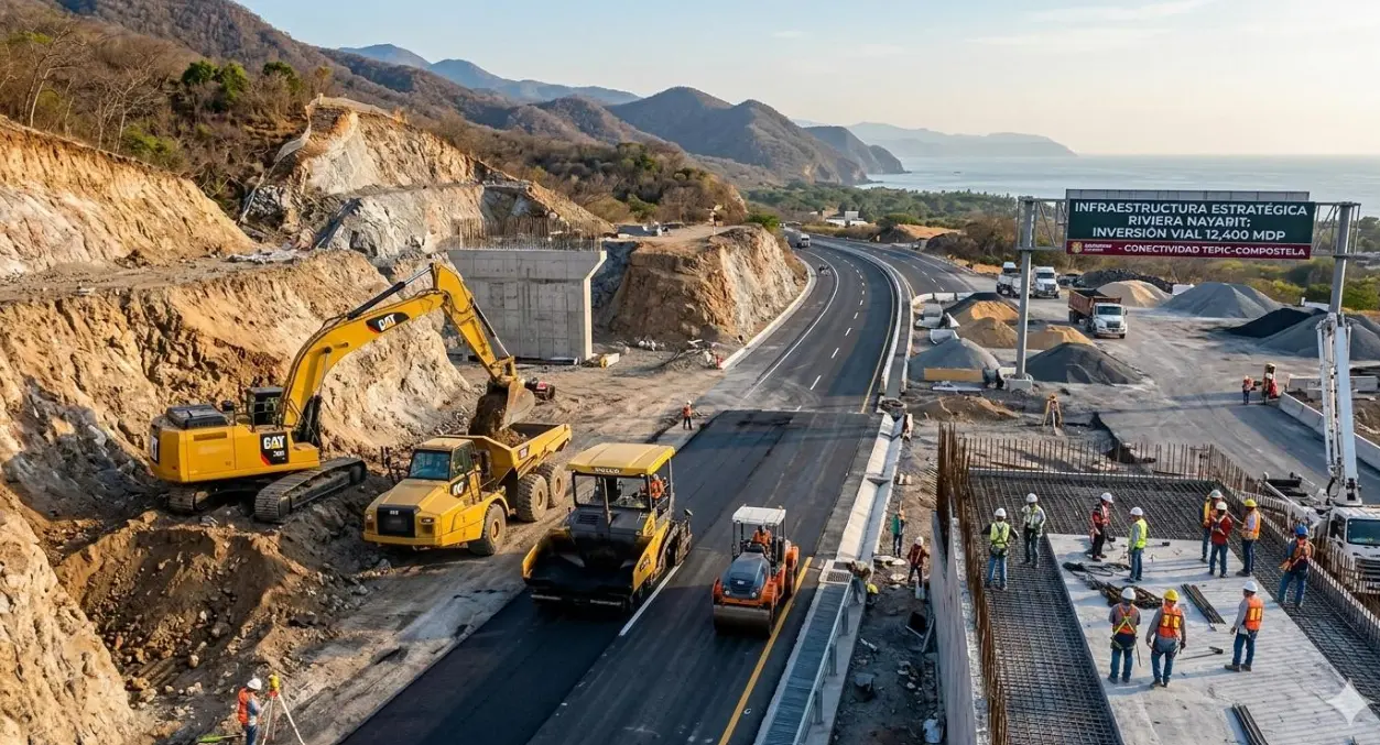 México contempla inversión histórica de 1.33 billones de pesos en infraestructura