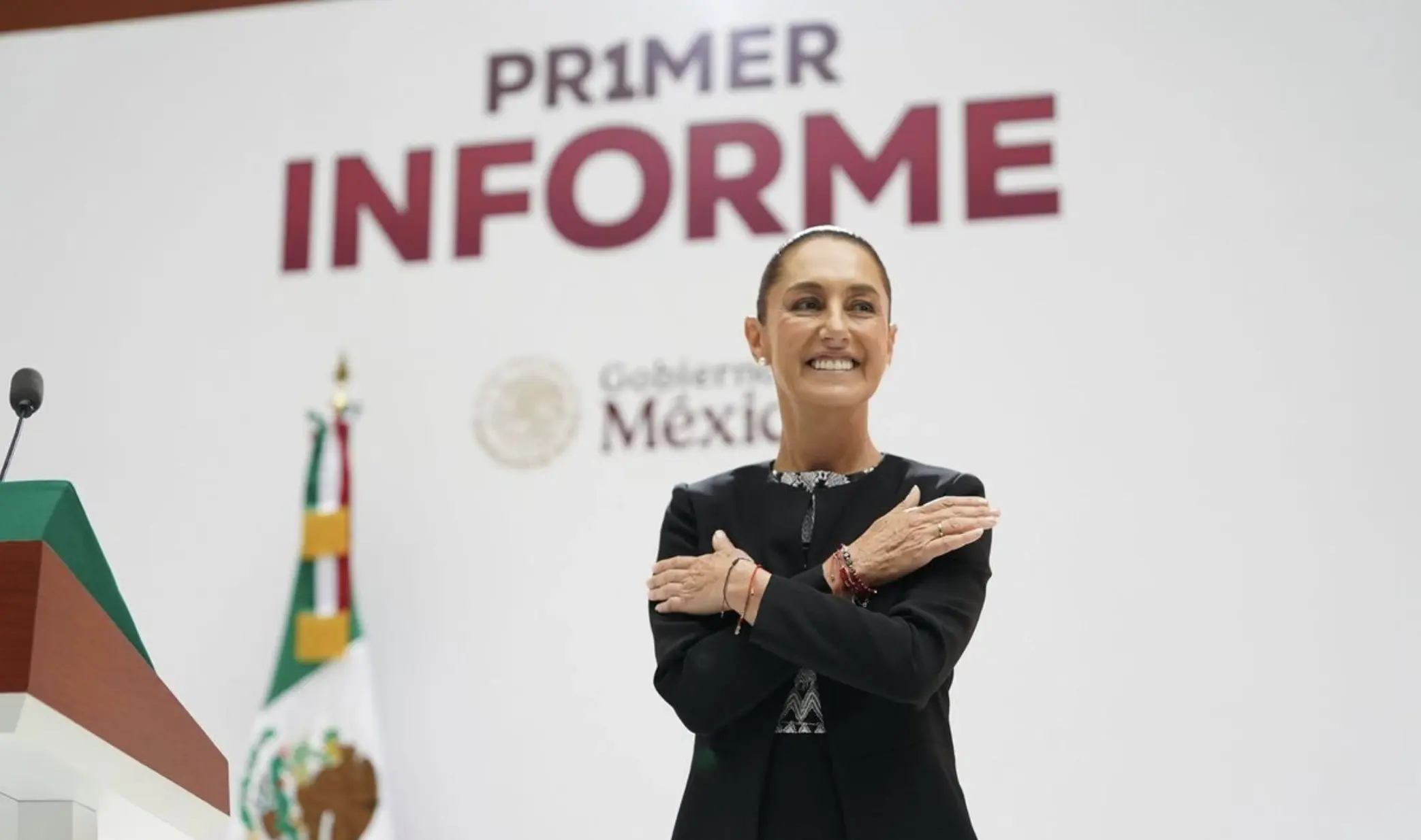 Claudia Sheinbaum presenta su Primer Informe de Gobierno ante legisladores y funcionarios en Palacio Nacional