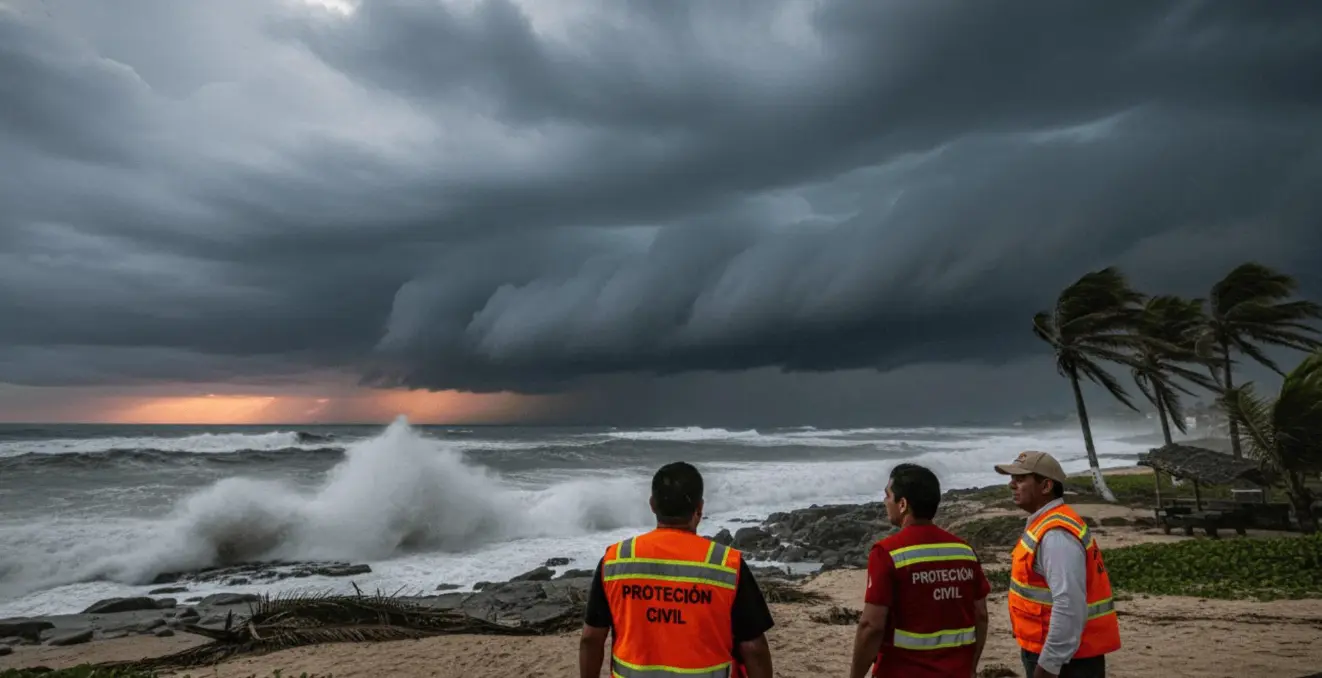 Huracán Polo mantiene vigilancia en las costas del Pacífico mexicano