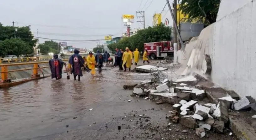 Muere una mujer en Guerrero tras el paso de Simón; lluvias dejan daños en varias regiones