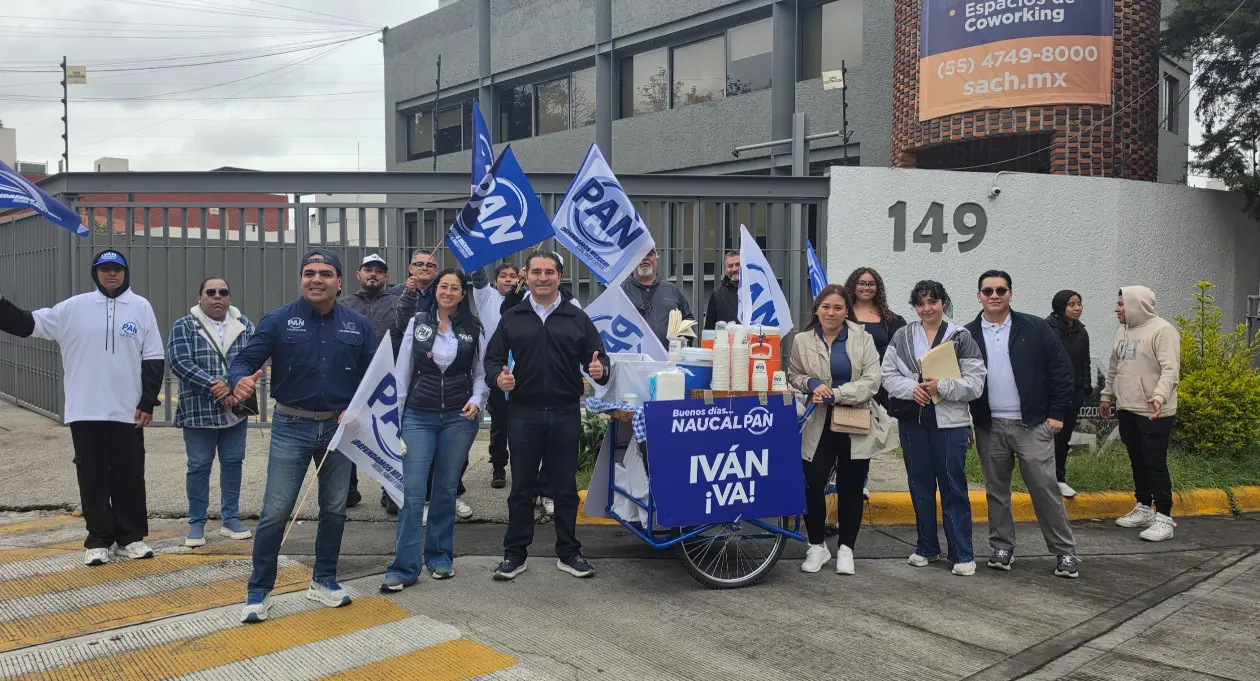 Iván Rodríguez se suma a la Activación Nacional del PAN y recorre Naucalpan