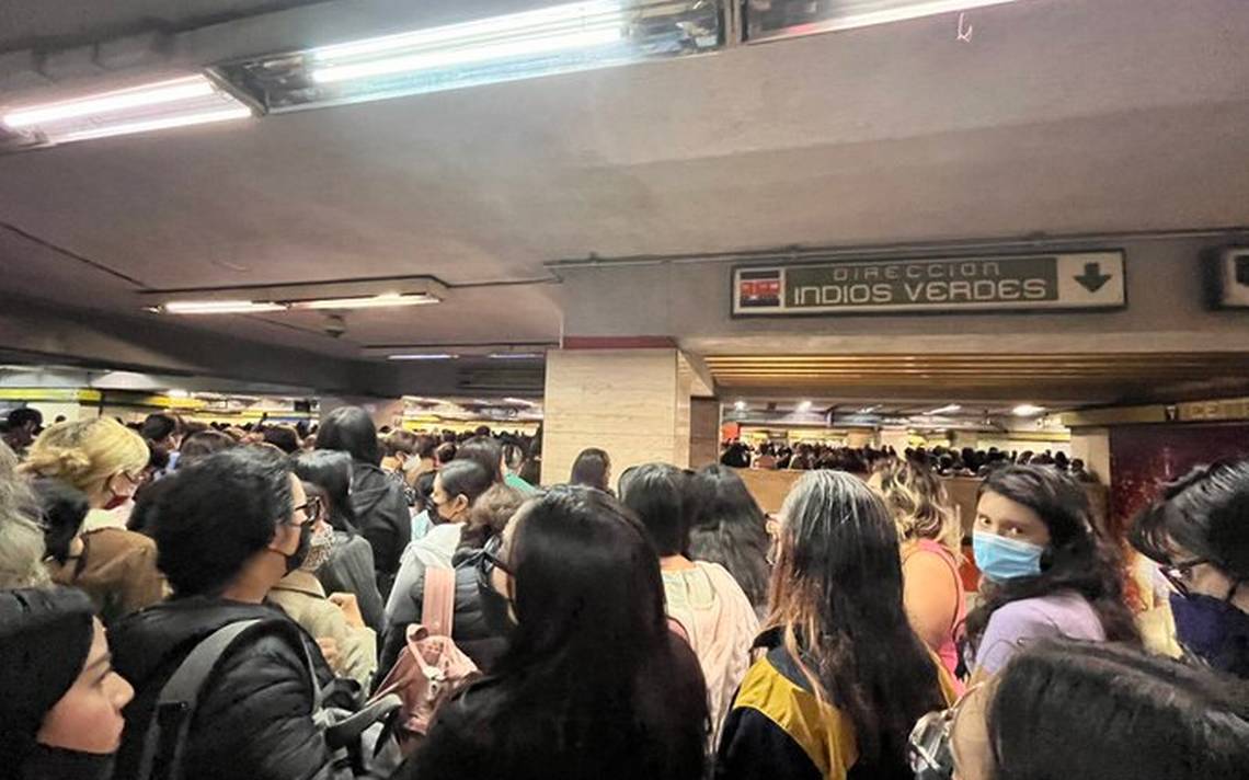Apagón paraliza la Línea 3 del Metro en la CDMX