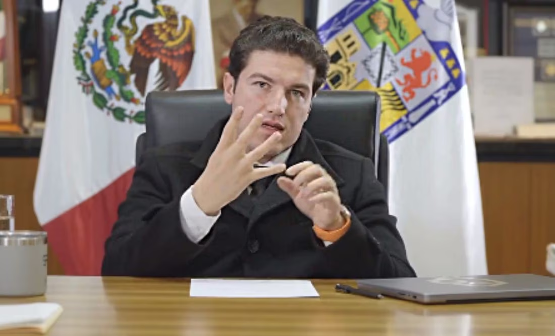 Samuel García asegura que está garantizado Javier Navarro como gobernador interino de Nl