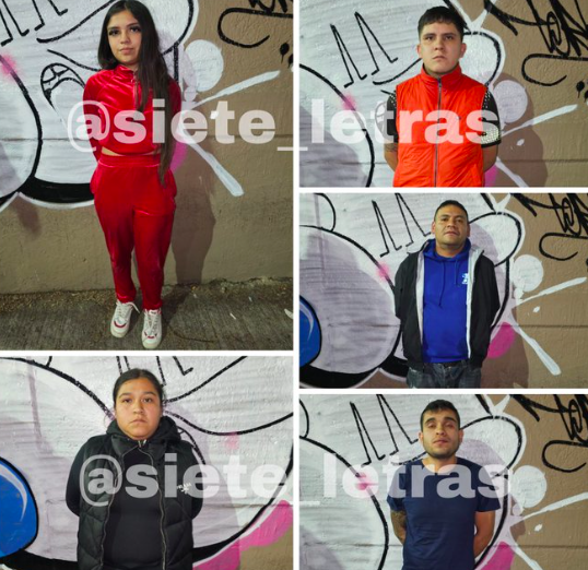 Detienen a cinco por narcomenudeo en Tepito 