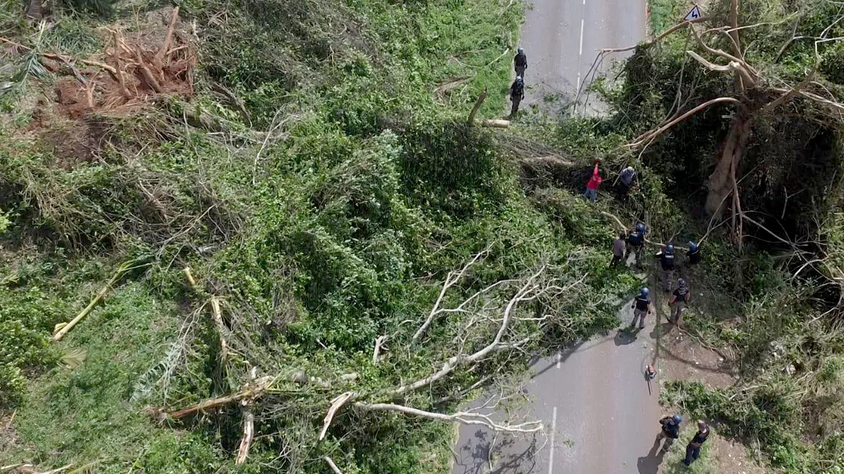 Devastación en Mayotte tras el paso del ciclón Chido